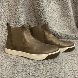 Johnston & Murphy Metallic High Top Slip On Shoes